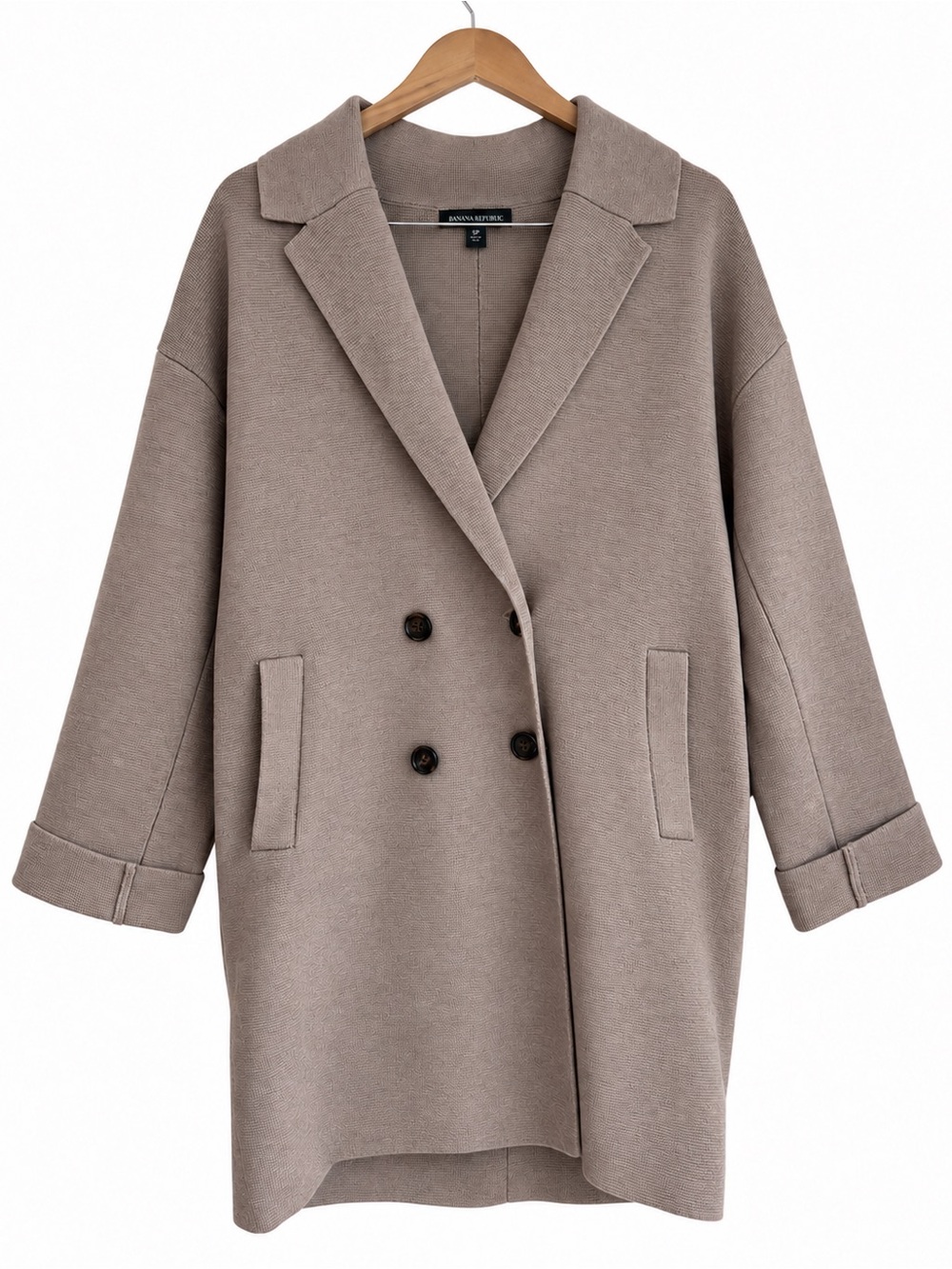 Banana Republic Mati Oversized Coatigan Size S Quiet Luxury Old Money Minimalist